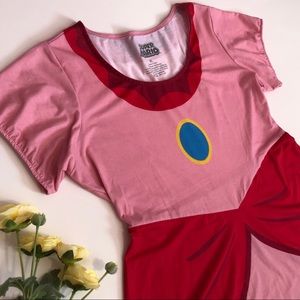 Princess Peach Cosplay Dress- XL (Super Mario)
